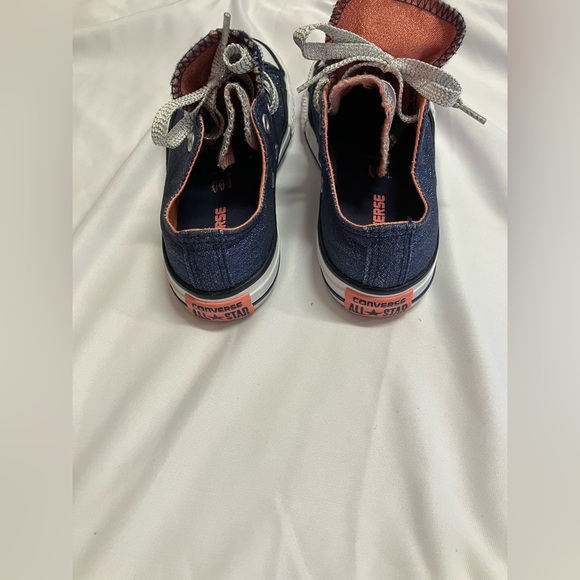 Converse Blue and White Chuck Taylor Sneakers - Picture 4 of 12